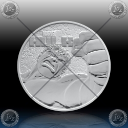 1oz TUVALU $1 (HULK - MARVEL) 2019 *BU